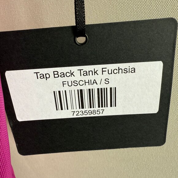 DYI Women's Tap Back Tank Top Fuchsia Size Small - Picture 6 of 7